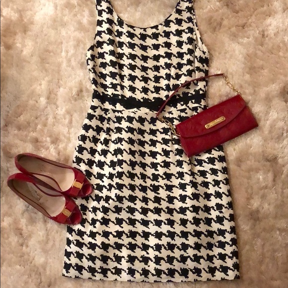kate spade Dresses & Skirts - Silk houndstooth kate spade dress